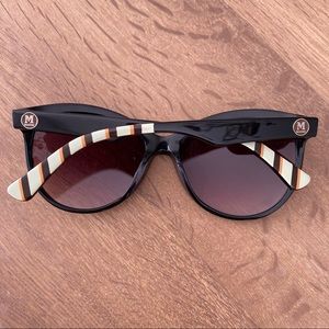 Missoni Black Brown Cat Eye Sunglasses